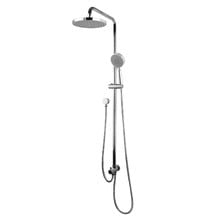 Finn Round Thick Waterfall Twin Rail Shower
